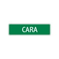 thumbnail image 1 of Cara Girls Children Name Letter Printed Plaque Decoration Novelty Label Indoor Outdoor Unique Wall Unique Aluminum Metal Sign 4"x18", 1 of 1