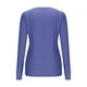 thumbnail image 5 of Heisall Womens Casual T-Shirts Long Sleeve Button-Up V-Neck Solid Color 2025 New Arrival Fashion Casual Tops, 5 of 7