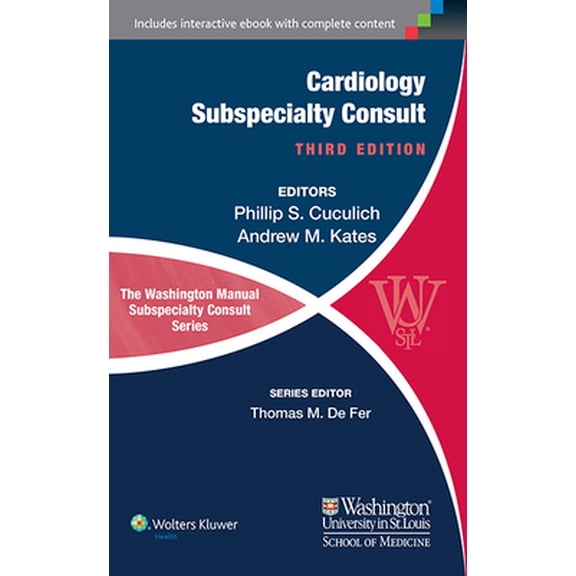Pre-Owned The Washington Manual of Cardiology Subspecialty Consult (Paperback) 1451114222 9781451114225