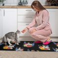 thumbnail image 3 of Pioneer Flower Floral Print Pattern Kitchen Rugs Sets Of 2, Anti Fatigue Non Slip Washable Floor Mats for Kitchen Sink Laundry, 17X30 Inch + 17X47 Inch, 3 of 6