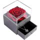 thumbnail image 3 of Preserved Real Rose With Love You Necklace In 100 Languages Gift Set, 3 of 4