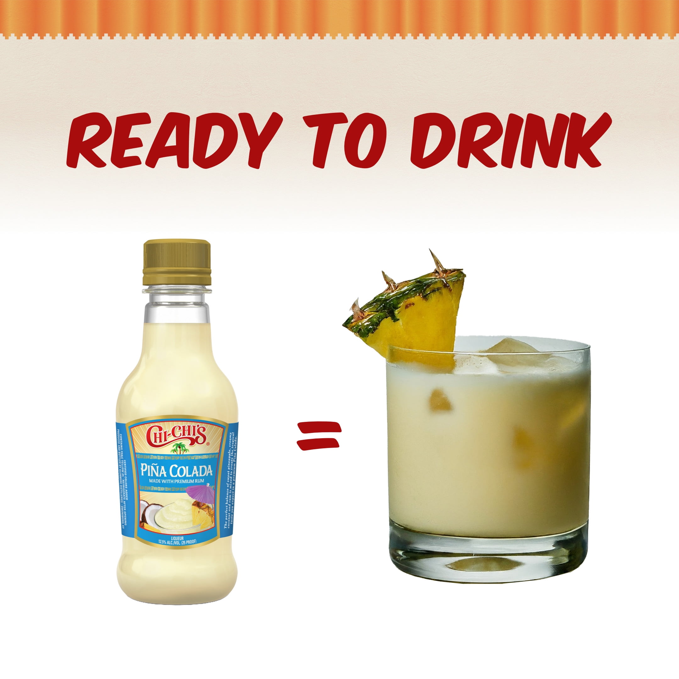 Chi-Chi's Pina Colada Wine-Based Cocktail, Ready to Drink Alcohol