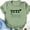Army Green, variant on Rezuofi 2 Pcs Womens Funny Aunt Gift T-Shirt with Sayings TITI Tees Short Sleeve Letter Printed Tops Summer Fashion Graphic Shirts