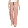 thumbnail image 2 of Kdxio Women's Comfy Stretch Rose Gold GlitterPrint Drawstring Pajama Pants-XX-Large, 2 of 9