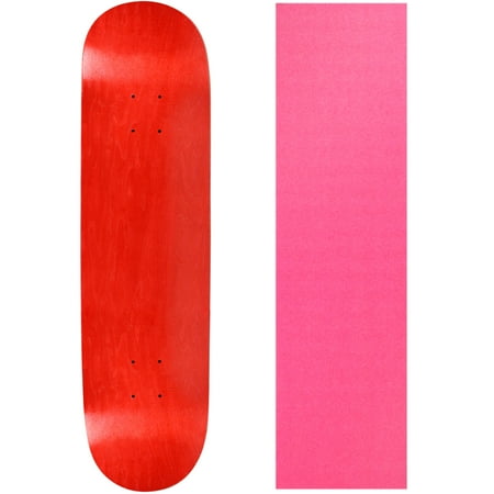 Skateboard Deck Pro 7-Ply Canadian Maple STAINED RED With Griptape 7.5  - 8.5 price history on PriceWatchPro