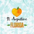 thumbnail image 4 of Inktastic St. Augustine Florida Orange in Heart Boys or Girls Baby Bodysuit, 4 of 5
