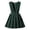 Green, variant on Girls' School Uniform V-Neck Jumper Dress Pleated Pull-on Scooter Skirt (Red 3-4 Years)