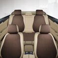 thumbnail image 2 of Cojín de asiento de coche, cojín de lino para asiento de coche, funda para asiento de coche, cojín pequeño para asiento de coche, conjunto de tres piezas para asiento de coche, 2 of 6