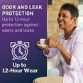 thumbnail image 4 of McKesson Premium Discreet Underwear for Women - Heavy Absorbency Incontinence Briefs - L, 20 Count, 4 Packs, 80 Total, 4 of 10