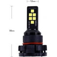 thumbnail image 3 of LAICAIW 2x H16 5202 LED Fog Light Bulb Advanced 3030 SMD Bright Colorful Daytime Running DRL Lamp, Green, 3 of 7