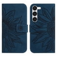 thumbnail image 2 of for Samsung Galaxy S23 Flip Case, Flower Printed PU Leather Magnetic Wallet Case with Stand Holder Flip Cover with Card Slots and Strap Compartment for Samsung Galaxy S23 - Inkblue, 2 of 11