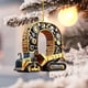 thumbnail image 4 of 26 Letters Building Vehicle Christmas Decorations Christmas Tree Pendants, 4 of 5