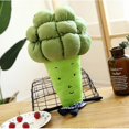 thumbnail image 2 of Almohada de peluche con verduras y brócoli de 55 cm para niños, 2 of 3