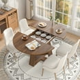 thumbnail image 5 of Extendable Round Dining Table, odern Kitchen Oval Dining Table Oval Kitchen, Dining Room Table, 5 of 7