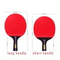 thumbnail image 4 of Table Tennis Racket Set Poplar Double-sided Anti-adhesive Ping Pong Paddle+ball, 4 of 7