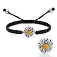 thumbnail image 1 of Pulsera de urna de flores para cenizas para mujer, joyería de cremación para cenizas, pulsera conmemorativa ajustable, brazalete de urna, soporte para cenizas, 1 of 5