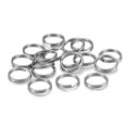 thumbnail image 2 of 50/100 unids/lote 5-15mm anillos abiertos de doble salto de acero inoxidable para llave DIY conectores de anillos divididos dobles para la fabricación de joyas Tan Jianjun unisex, 2 of 2