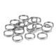 thumbnail image 2 of 50/100 unids/lote 5-15mm anillos abiertos de doble salto de acero inoxidable para llave DIY conectores de anillos divididos dobles para la fabricación de joyas Tan Jianjun unisex, 2 of 2
