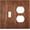 Walnut Wood Grain Brown, variant on Light Switch Cover Plate Walnut Wood Grain Texture 1 Gang No Device Blank Wall Plate Electrical Outlet Cover Decorative Switch Plate Covers for Farmhouse Bathroom Decor