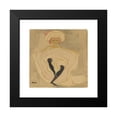 thumbnail image 2 of Axel Törneman 20x20 Black Modern Framed Museum Art Print Titled - Can-Can Dancer, 2 of 5