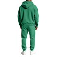 thumbnail image 5 of TOMVIGX Mens Track Suits 2 Piece Set Solid Zip up Hoodie & Drawstring Joggers Trendy Casual Athletic Sweatsuit Outfits, 5 of 6