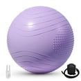 thumbnail image 1 of Yoga Ball Thick & Burst Fitness Ball Slip Resistant Pilates Exercise Ball Stability Ball for Balance Exercise Workout Core Training Quick Pump Included Balance Ball Desk Chair in Gym Office, 1 of 7