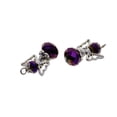 thumbnail image 4 of KLKCMS 12 Pcs Pendentif en Alliage Filigrane Creux avec Perles de Cristal, 4 of 9