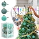 thumbnail image 1 of Bolas de Navidad 12PCS, Adornos de Navidad, Colgantes para Árbol, Pintados, para Exterior, Festive Home Decor, para Eventos, Resistente al Agua, Accesorios de Navidad, para Jardín,, 1 of 6