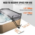 thumbnail image 6 of Adjustable Hot Tub Spa Lid Lifter 31.5 to 41.3 Inch Height 57 to 92.5 Inch Width for Rectangular Bathtubs, 6 of 6