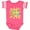 Football Pink and White, variant on Inktastic I Love My Gramma Sun and Rainbow Letters Boys or Girls Baby Bodysuit