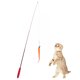 thumbnail image 2 of 20 piezas telescópico de plástico para mascotas, divertido palo colgante con campana de resorte para ratón, juguete de entrenamiento interactivo, 2 of 8