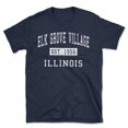 thumbnail image 1 of Elk Grove Village Illinois Classic Established Men's Cotton T-Shirt, 1 of 1