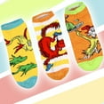 thumbnail image 6 of Dr. Seuss Socks Adult Book Character Designs 6 Pack Mix and Match No Show Ankle Socks, 6 of 8
