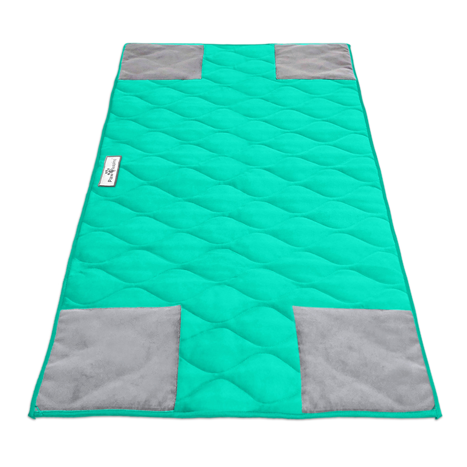 Paw Inspired PopCorner Guinea Pig Fleece Cage Liners for Midwest | Fleece Bedding for Guinea Pigs, Ferrets, Rabbits, Hamsters, Small Animals | Reinforced Corners Pee Pads (Midwest, Green)