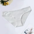 thumbnail image 2 of Gibobby Ropa interior mujer algodón Mujeres T Back Bragas sin costuras Tanga Sexy Encaje Deportes Fitness ultra delgada Mujeres Bragas transparentes(Blanco， M), 2 of 5