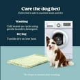 thumbnail image 6 of PELZIN Stoutwool Indestructible Dog Bed - Fluffy Chew Proof Dog Crate Pad - Tough Kennel Pad for Aggressive Chewers - Washable, Ideal for Small Breeds & Fits 24-Inch Crate - 23"x16", Gleam, 6 of 8