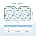 thumbnail image 3 of Bingfone Sea Turtle Car Windshield Sunshade,Sun Foldable Sun Shield Sun Visor for Car - Small, 3 of 8