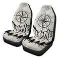 thumbnail image 4 of Garronmavis Mountains Fuzzy Car Seat Covers Polyester Comfort Washable Cars Seats Cover, 4 of 7