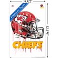 thumbnail image 3 of NFL Kansas City Chiefs - Drip Helmet 20 Wall Poster, 3 of 5
