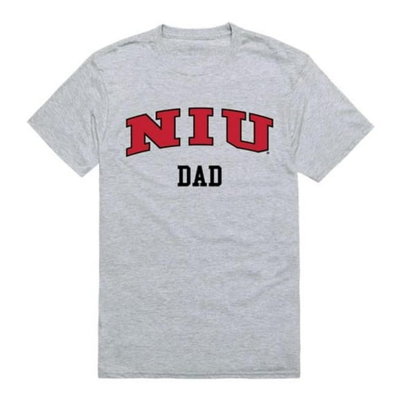 W Republic 548-142-HGY-04 Northern Illinois University College Dad T-Shirt, Heather Grey - Extra Large
