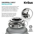 thumbnail image 7 of Kraus KWD200-100MGR 1 Hp Continuous Feed Garbage Disposal - Grey, 7 of 7