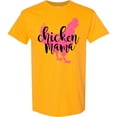 thumbnail image 3 of Inktastic Chicken Mama Pink T-Shirt, 3 of 5