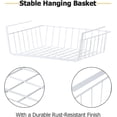 thumbnail image 4 of Bexikou Under Shelf Storage Basket Cabinet Organizer, with 2 Baskets, Black, 2 Pack, 4 of 7