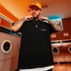 thumbnail image 4 of Camisetas divertidas de media luna para hombre, camisetas de manga corta de gran tamaño con estampado gráfico, camisetas de algodón de hip hop de verano, ropa urbana Y2K, 4 of 5