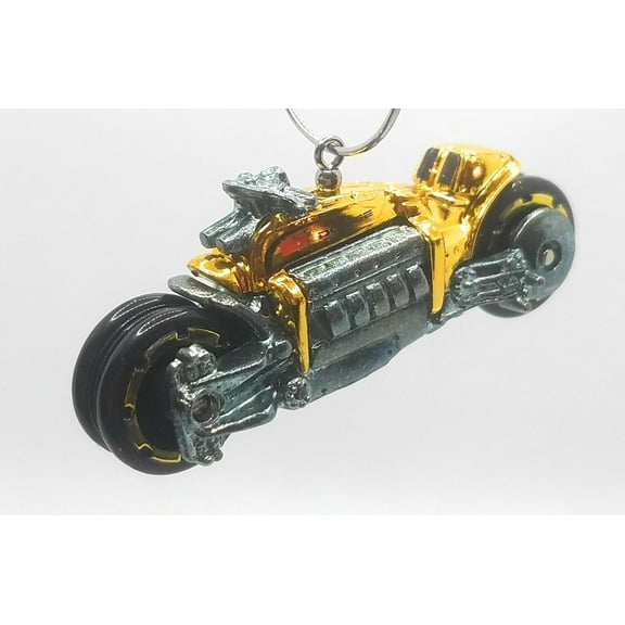 Christmas Ornament for Dodge Tomahawk Motorcycle Gold