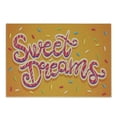 thumbnail image 1 of Saying Cutting Board, Hand Drawn Composition of Candies with Lettering Design on Warm Background, Decorative Tempered Glass Cutting and Serving Board, Small Size, Multicolor, by Ambesonne, 1 of 1