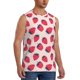 thumbnail image 2 of Balery Strawberry Camisetas sin mangas para hombre, absorbe la humedad y protege contra el mal olor.-Large, 2 of 7