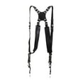 thumbnail image 2 of Cowhide Camera Strap for Two Cameras Dual Shoulder Harness Multi Camera Gear Suitable for Shoulder Width: 35-50cm/13.78-20 Inch - black, 2 of 8
