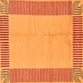 thumbnail image 1 of Ahgly Company Indoor Square Abstract Orange Modern Area Rugs, 3' Square, 1 of 4