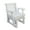 White, variant on Beneouya Outdoor Porch Glider Chair with Cup Holder, Wooden Rocking Chair,White